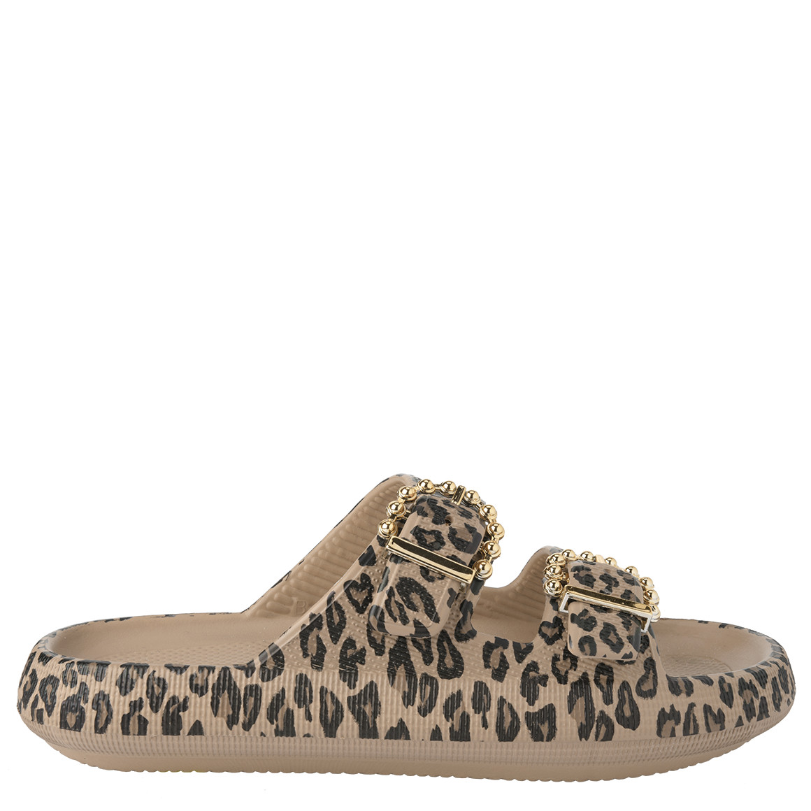 Damen Badesandalen mit Leo-Muster von Gina Benotti