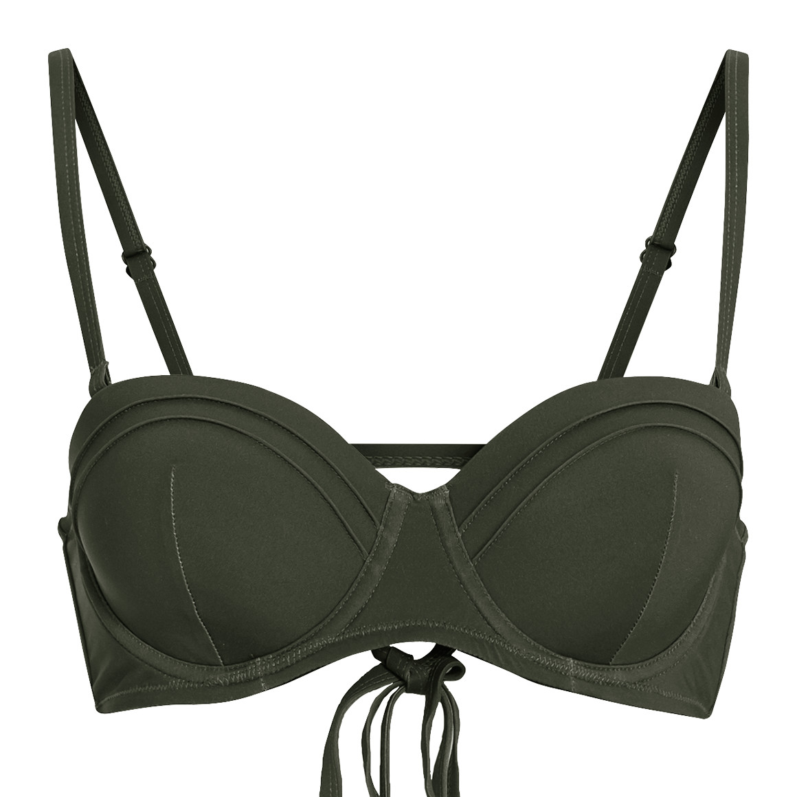 Damen Bikinioberteil in Unifarben von Gina Benotti