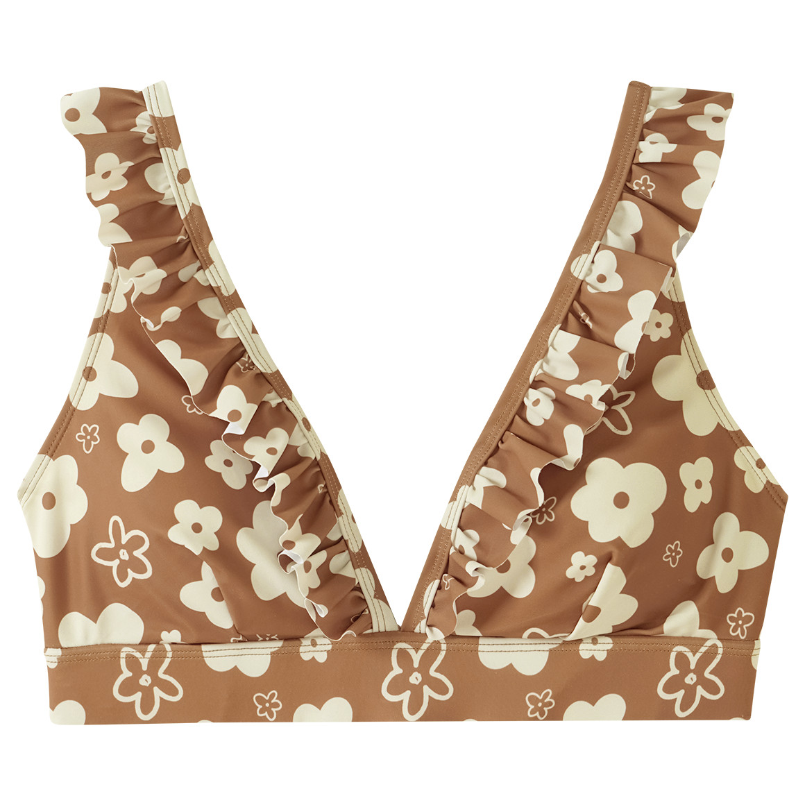 Damen Bikinioberteil mit Blumen-Allover von Gina Benotti