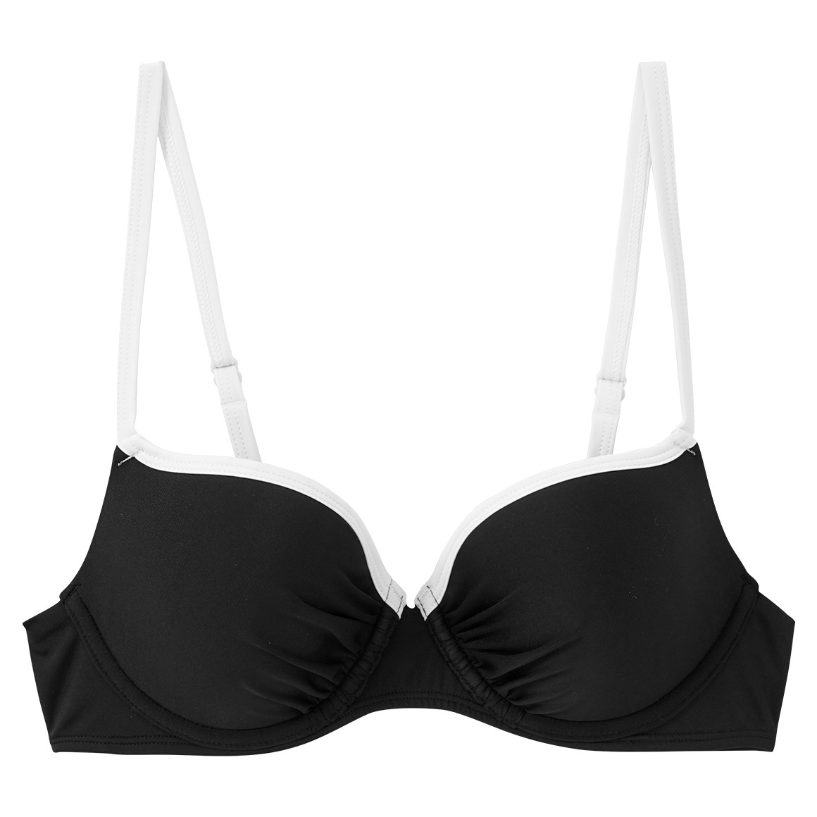 Damen Bikinioberteil mit Kontrastpaspel von Gina Benotti