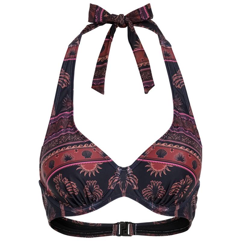 Damen Bikinioberteil mit Palmen allover von Gina Benotti