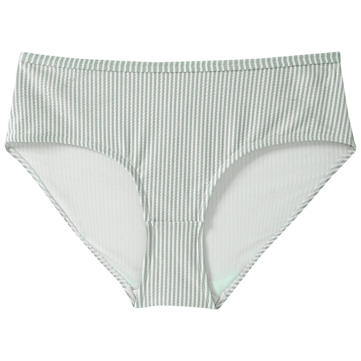 Damen Bikinipanty mit Seersucker-Streifen Damen Bikinipanty mit Seersucker-Streifen von Gina Benotti