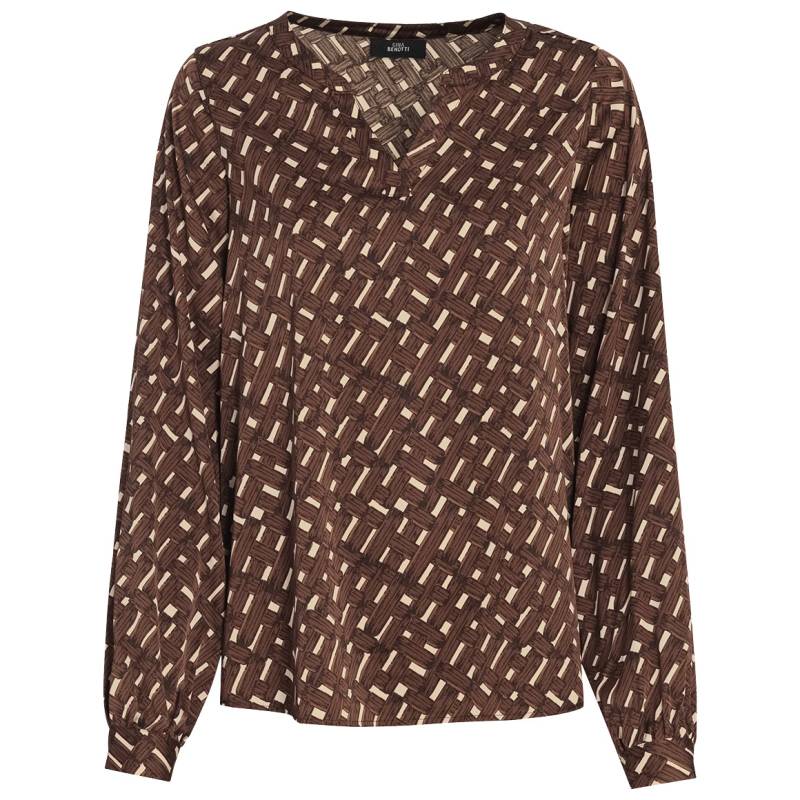 Damen Bluse mit Allover-Muster von Gina Benotti