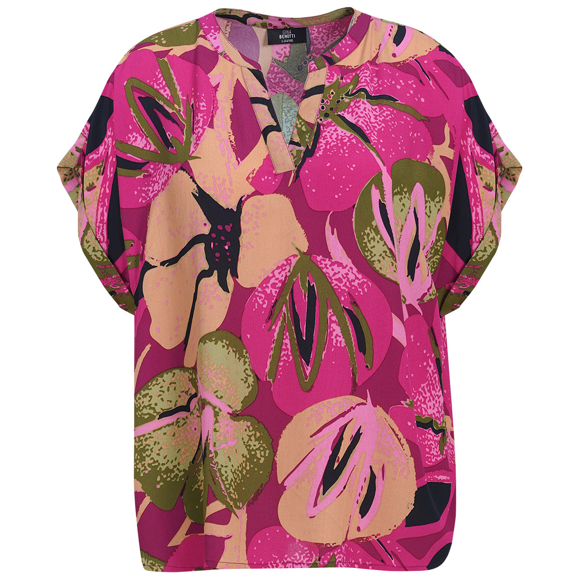 Damen Bluse mit Allover-Print von Gina Benotti