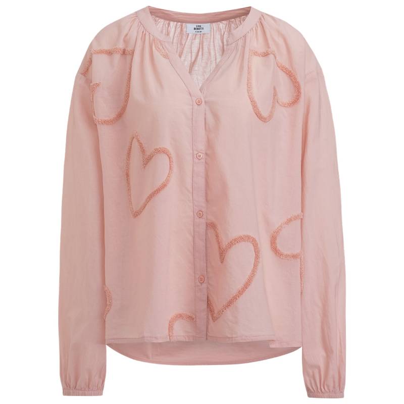 Damen Bluse mit Herz-Allover von Gina Benotti