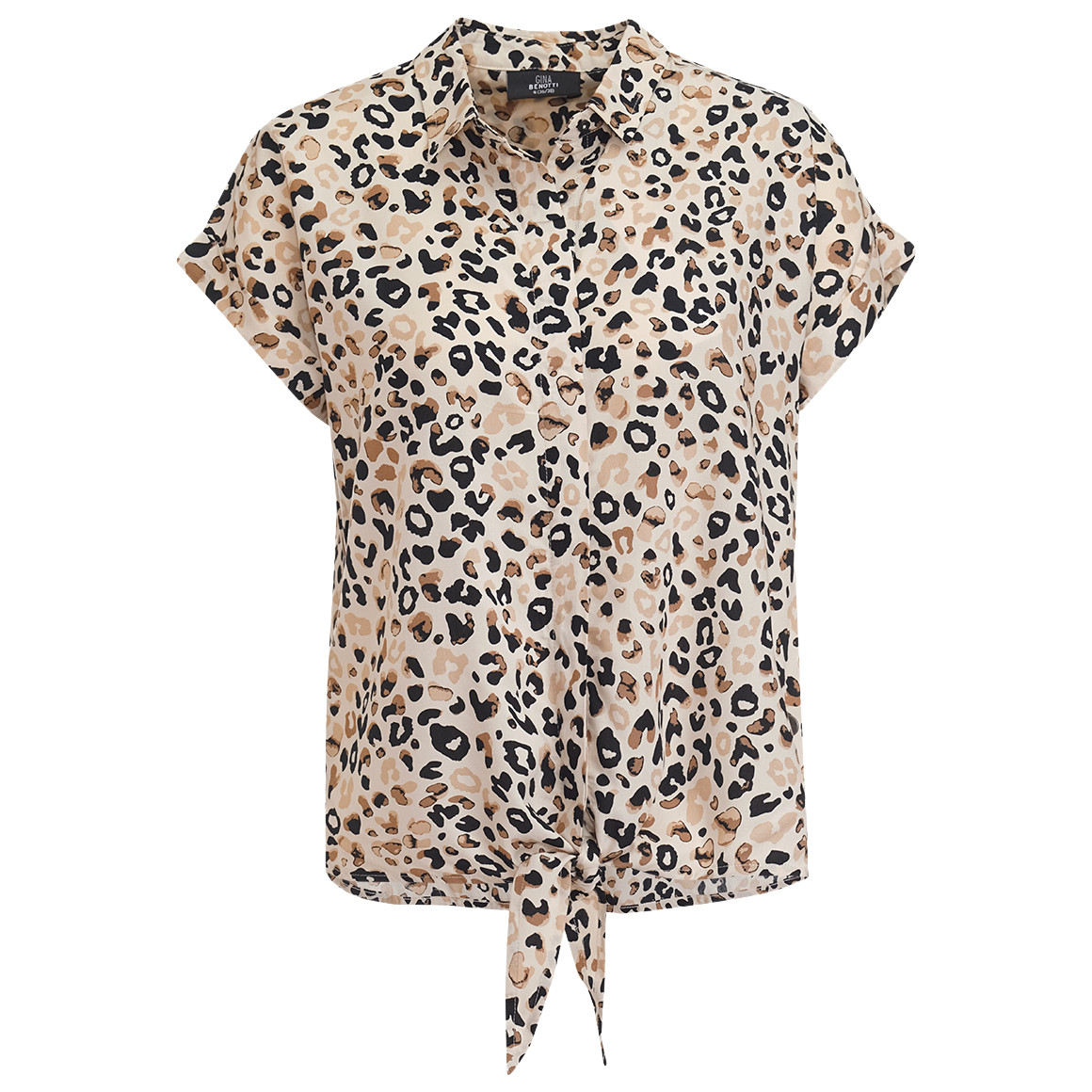 Damen Bluse mit Leo-Muster von Gina Benotti