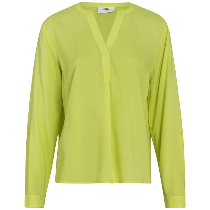 Damen Bluse mit Turn-up-Ärmeln von Gina Benotti