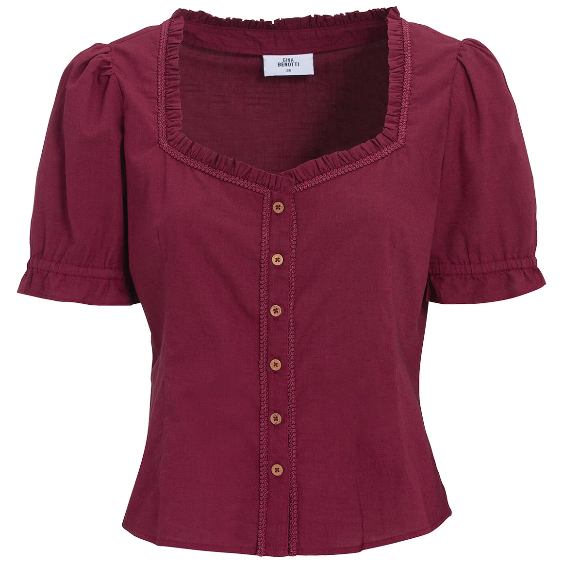 Damen Bluse mit weitem Ausschnitt von Gina Benotti