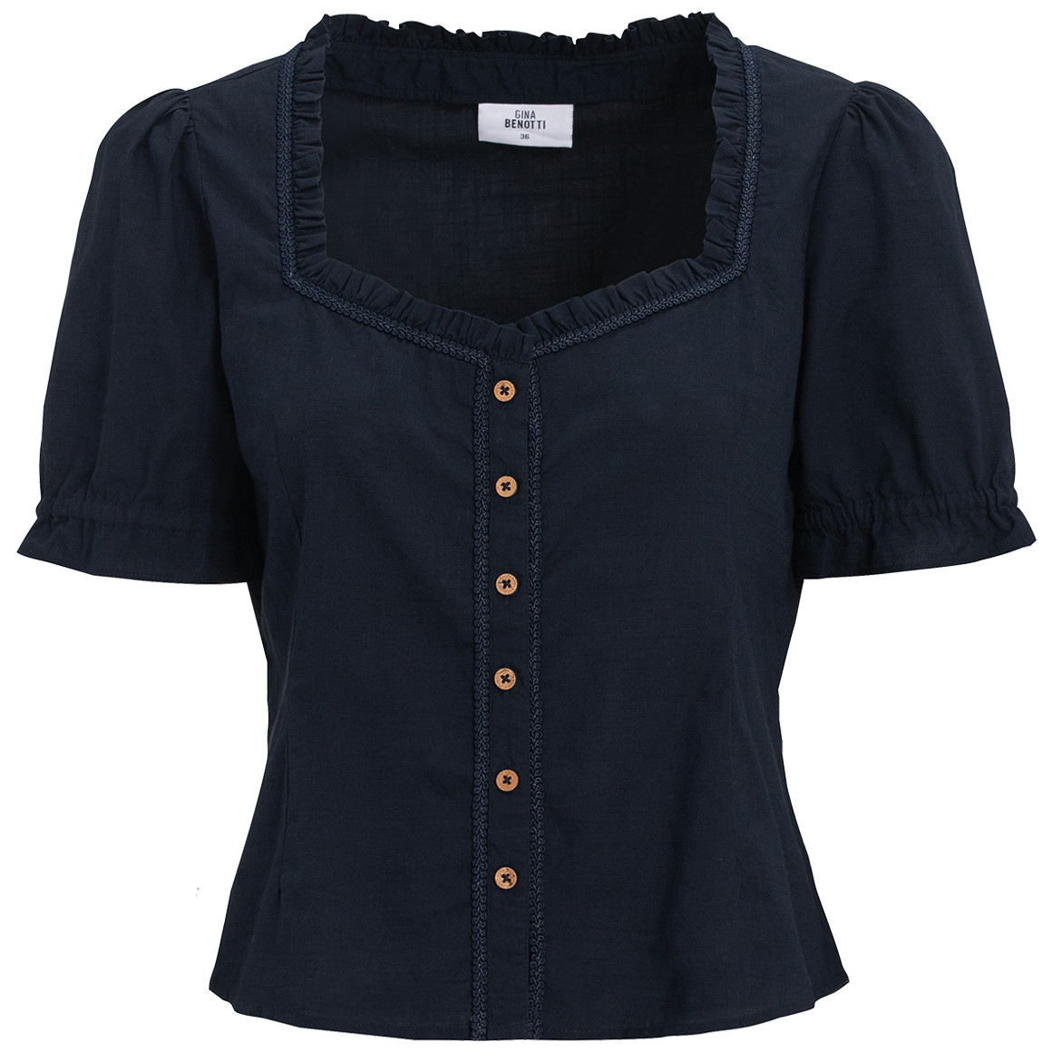 Damen Bluse mit weitem Ausschnitt von Gina Benotti
