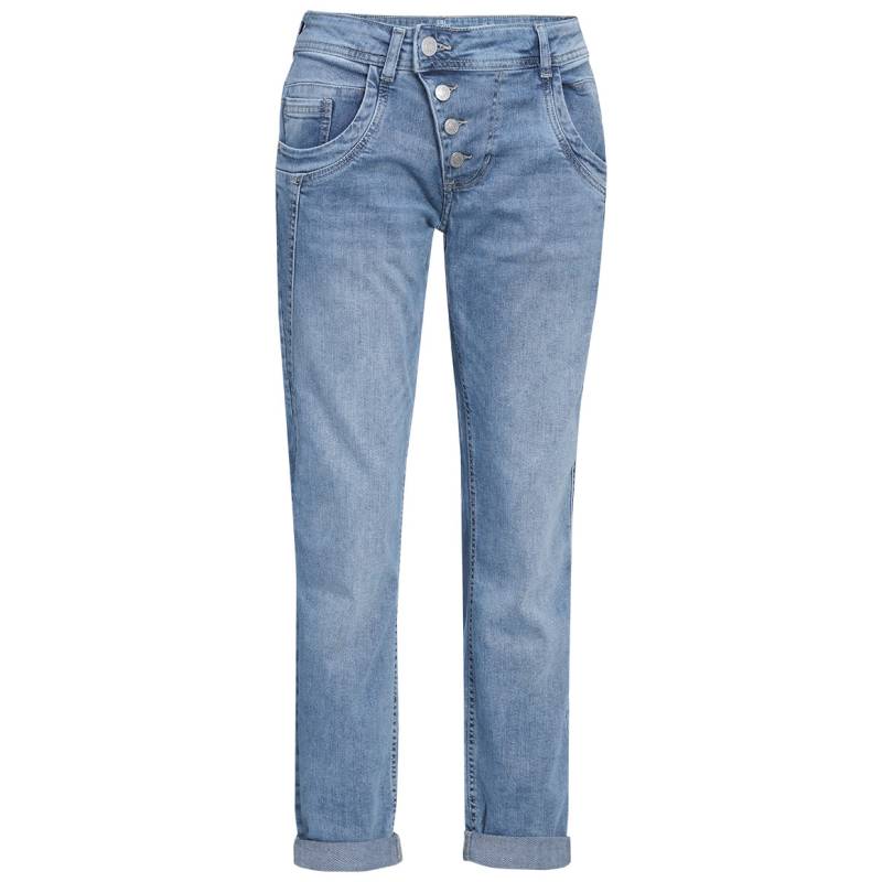 Damen Boyfriend-Jeans mit schrägen Knöpfen Damen Boyfriend-Jeans mit schrägen Knöpfen von Gina Benotti
