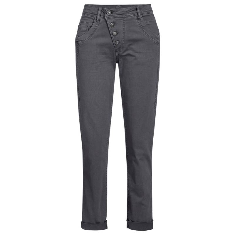 Damen Boyfriend-Jeans mit schräger Knöpfung Damen Boyfriend-Jeans mit schräger Knöpfung von Gina Benotti
