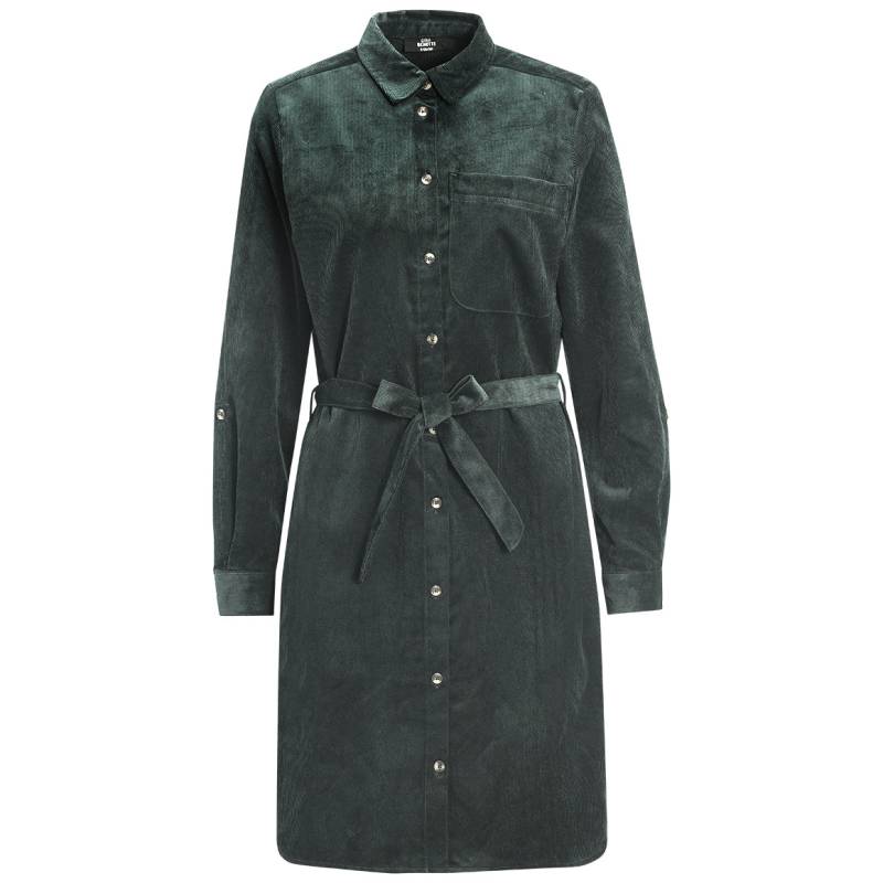 Damen Cord-Kleid mit Bindegürtel von Gina Benotti