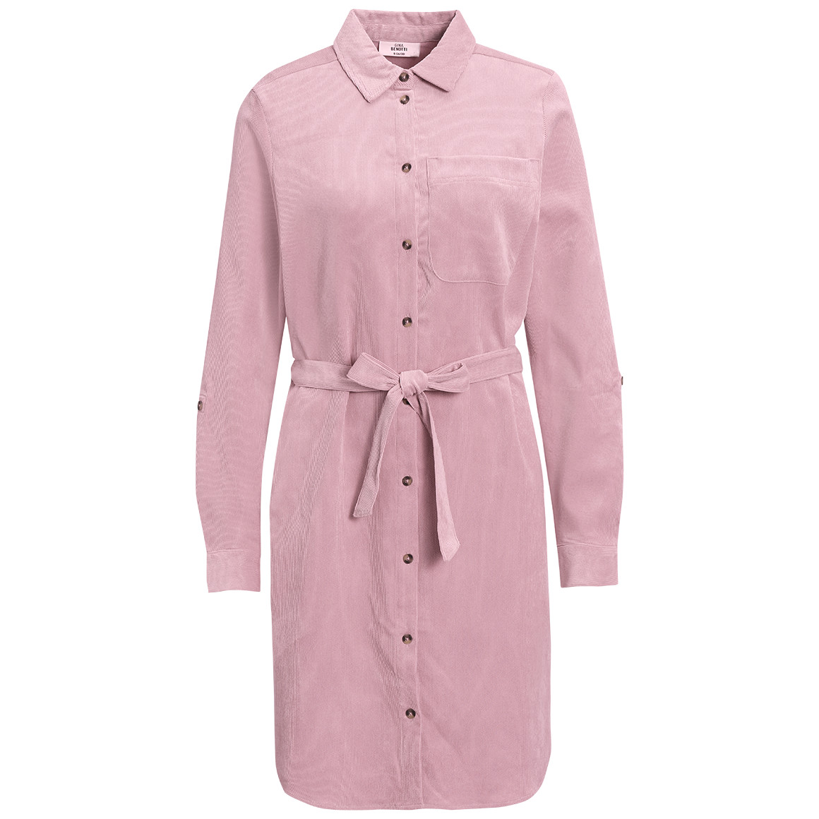 Damen Cord-Kleid mit Bindegürtel Damen Cord-Kleid mit Bindegürtel von Gina Benotti