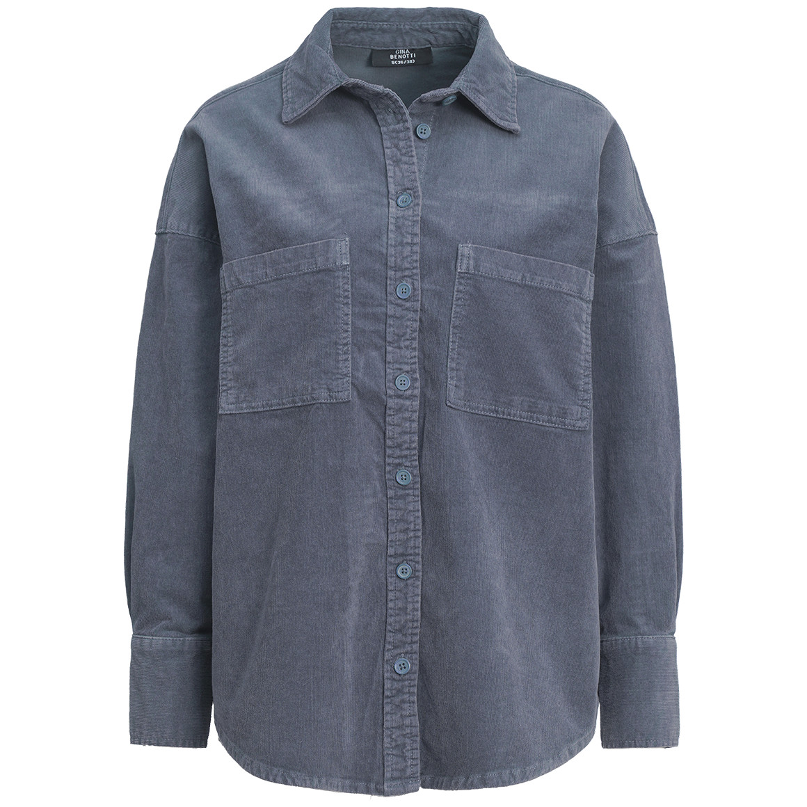 Damen Cordbluse mit Knopfleiste Damen Cordbluse mit Knopfleiste von Gina Benotti