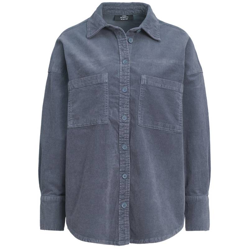 Damen Cordbluse mit Knopfleiste von Gina Benotti