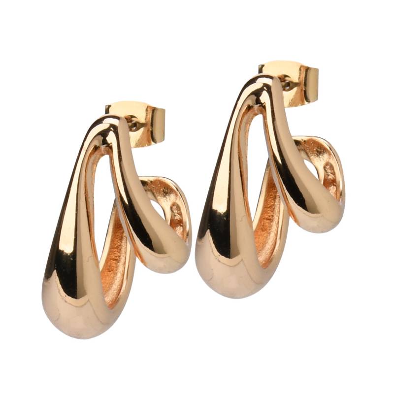 Damen Creolen in doppelter Optik von Gina Benotti