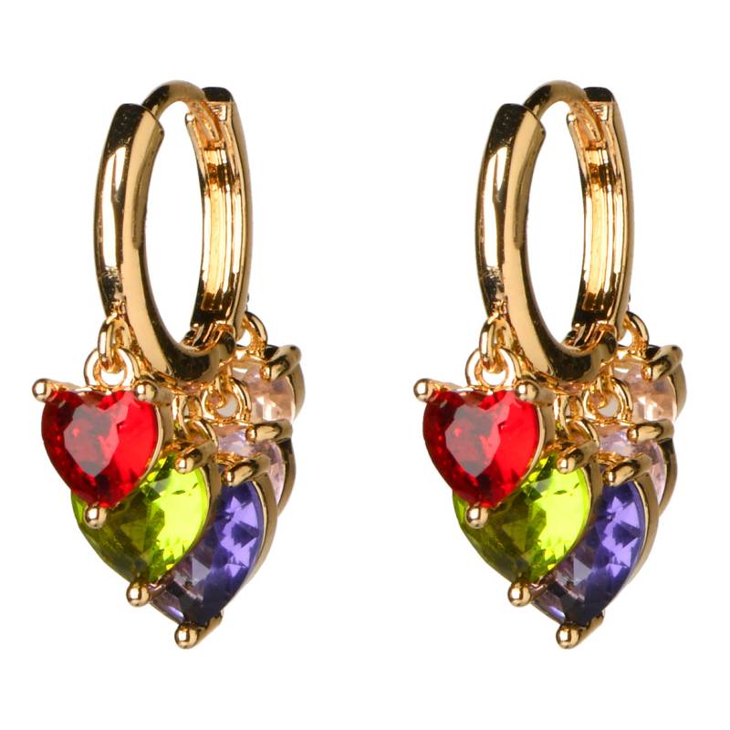 Damen Creolen mit Ziersteinen Damen Creolen mit Ziersteinen von Gina Benotti