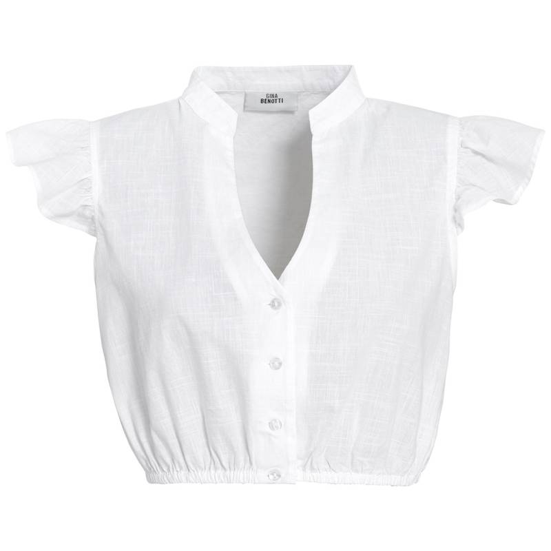 Damen Dirndl-Bluse unifarben von Gina Benotti