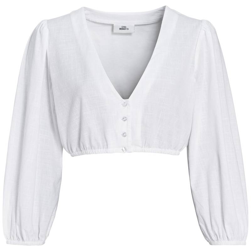 Damen Dirndl-Bluse unifarben von Gina Benotti