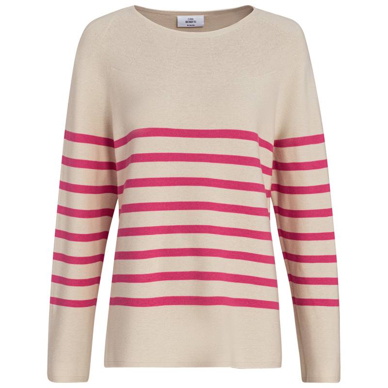 Damen Feinstrickpullover mit Streifenmuster von Gina Benotti