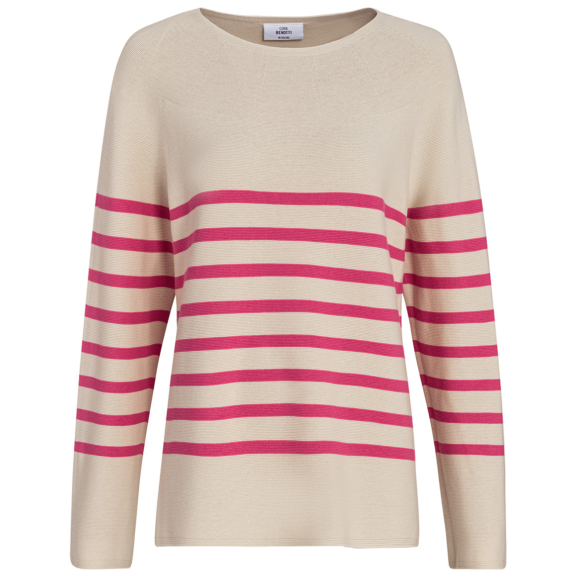Damen Feinstrickpullover mit Streifenmuster Damen Feinstrickpullover mit Streifenmuster von Gina Benotti