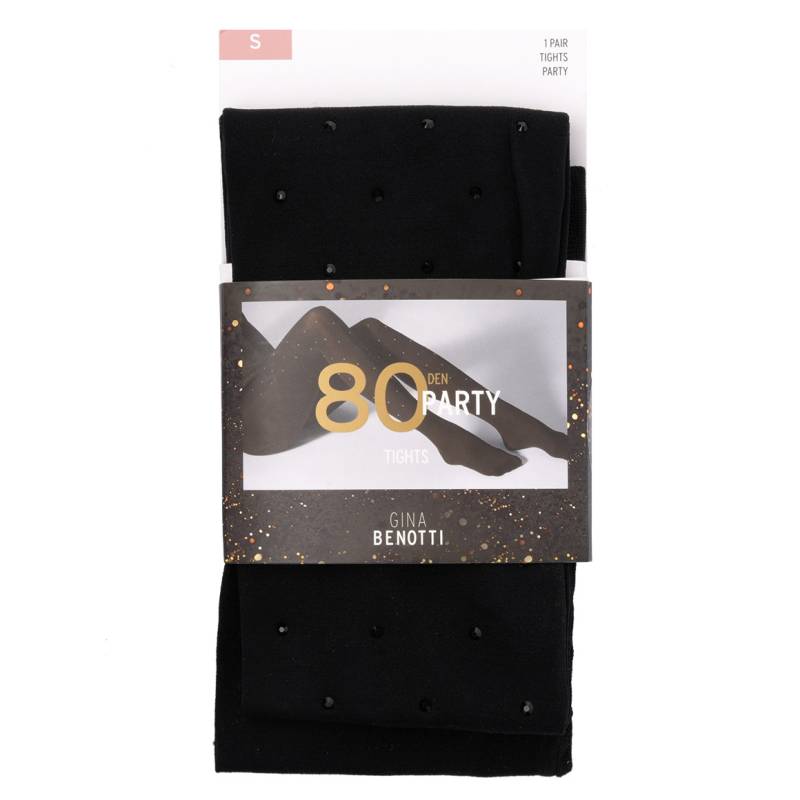 Damen Feinstrumpfhose mit Strasssteinchen von Gina Benotti