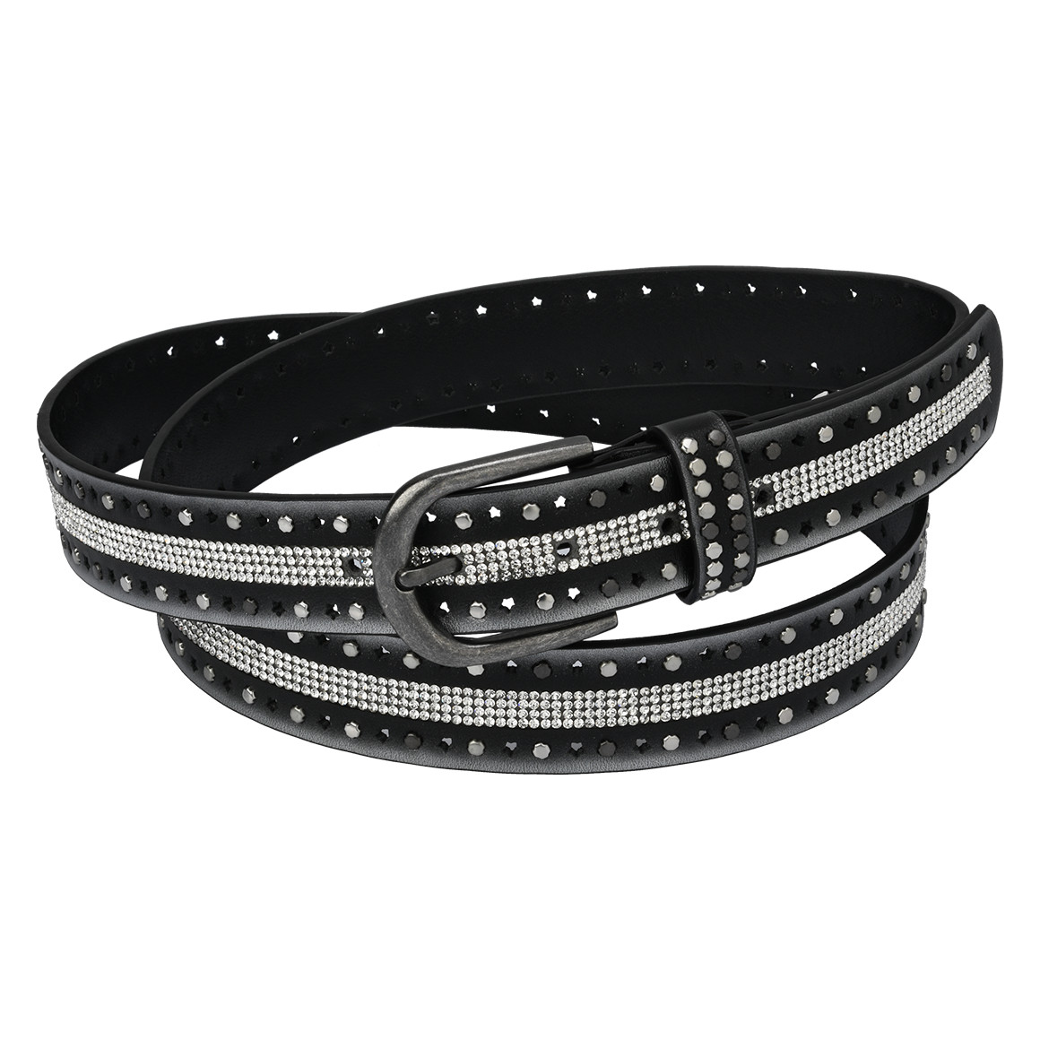 Damen Gürtel mit Nieten-Applikation von Gina Benotti
