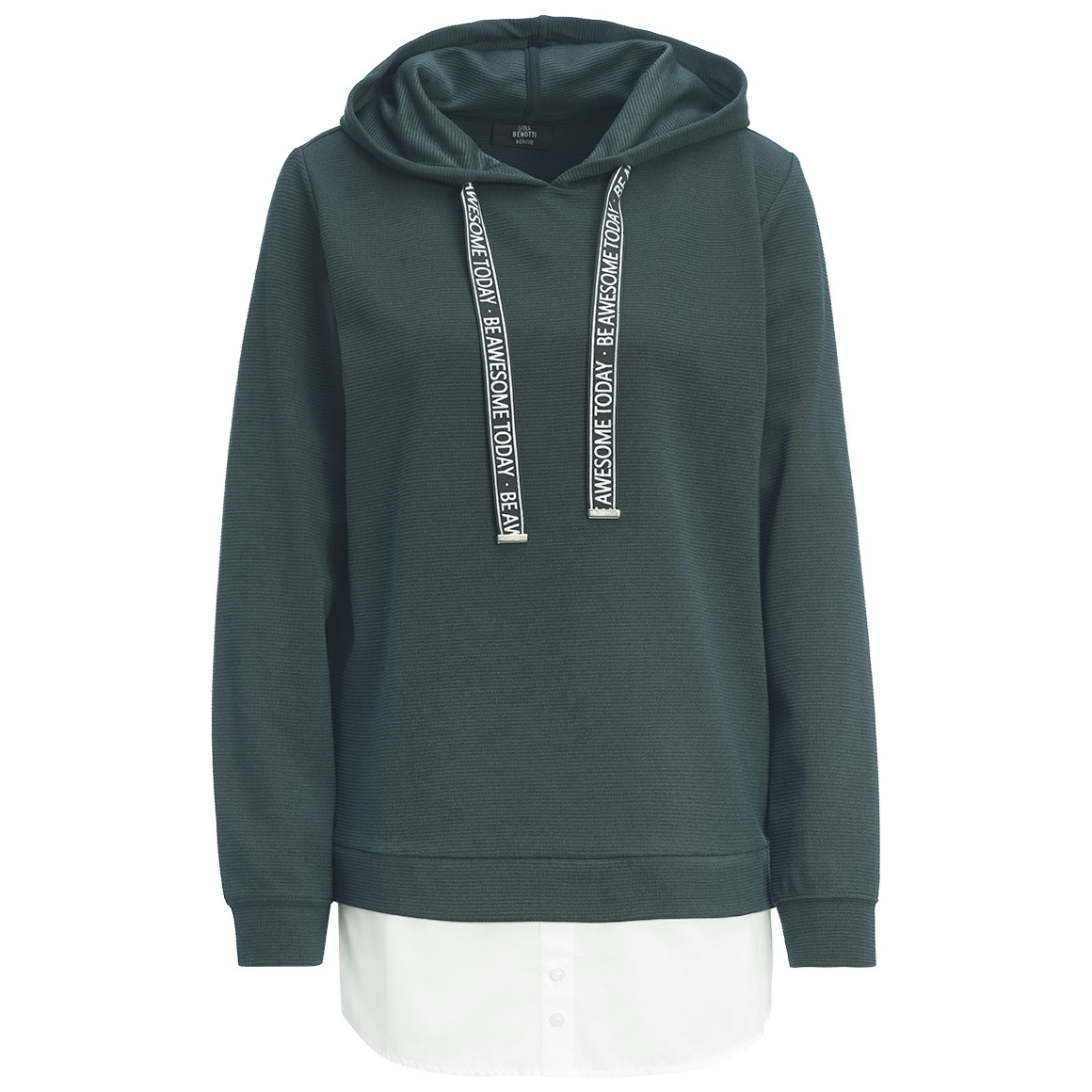 Damen Hoodie im Lagen-Look von Gina Benotti