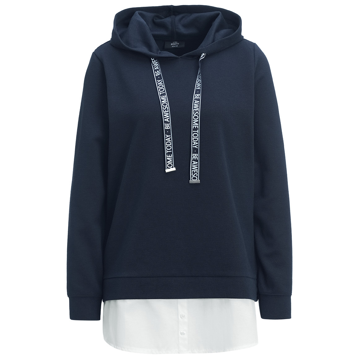 Damen Hoodie im Lagen-Look von Gina Benotti