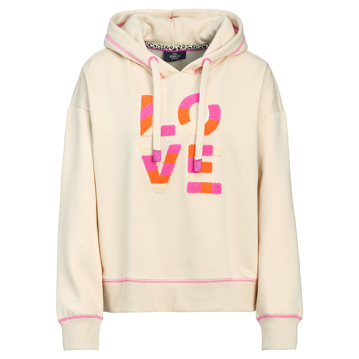 Damen Hoodie mit Applikation von Gina Benotti