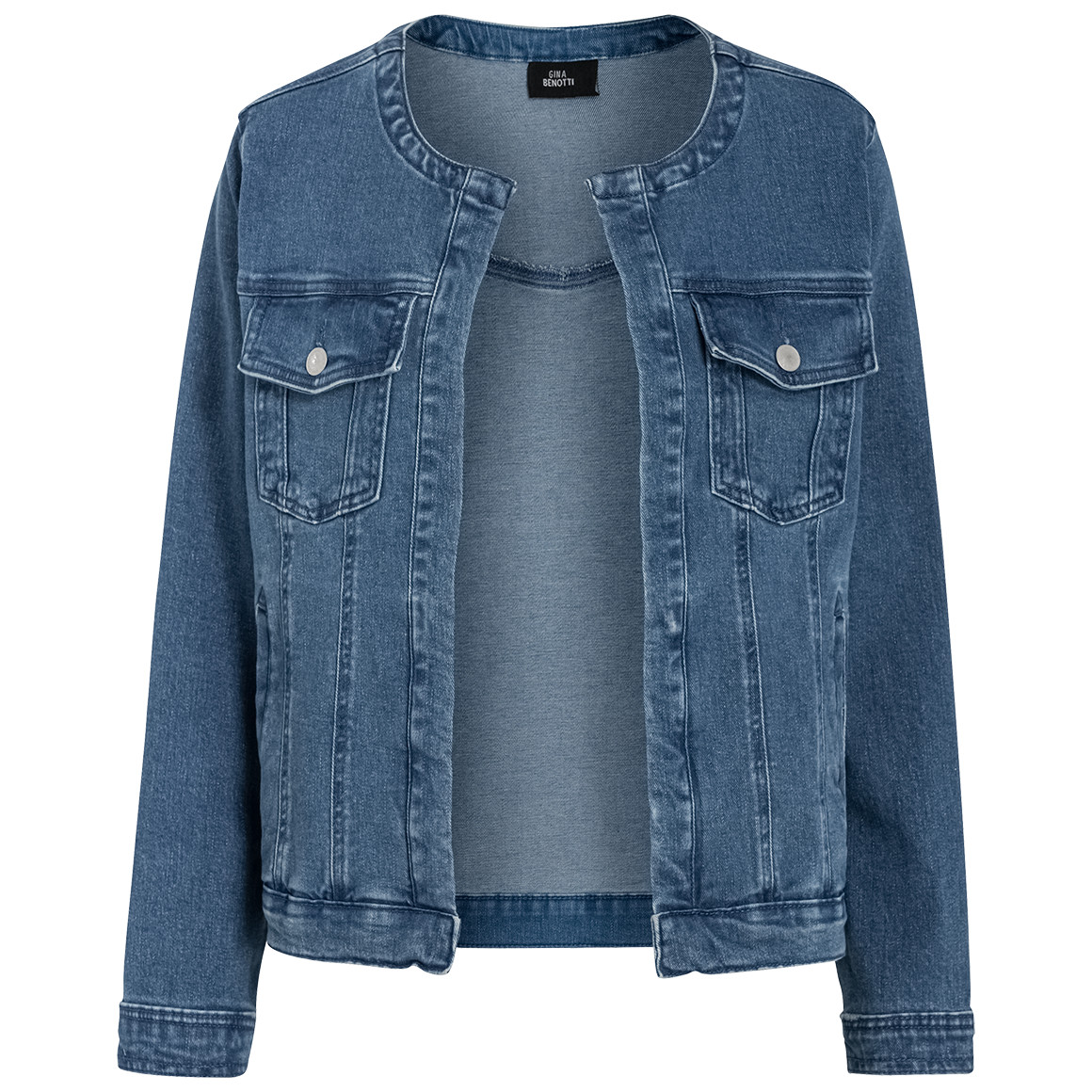 Damen Jeansjacke ohne Verschluss Damen Jeansjacke ohne Verschluss von Gina Benotti