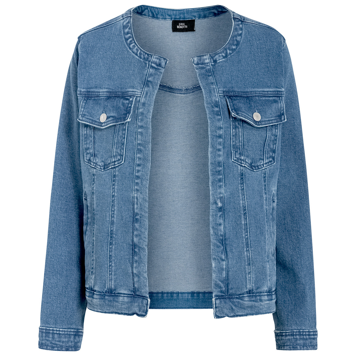 Damen Jeansjacke ohne Verschluss von Gina Benotti