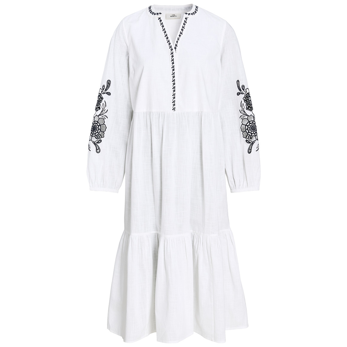 Damen Kleid mit floralen Stickereien von Gina Benotti