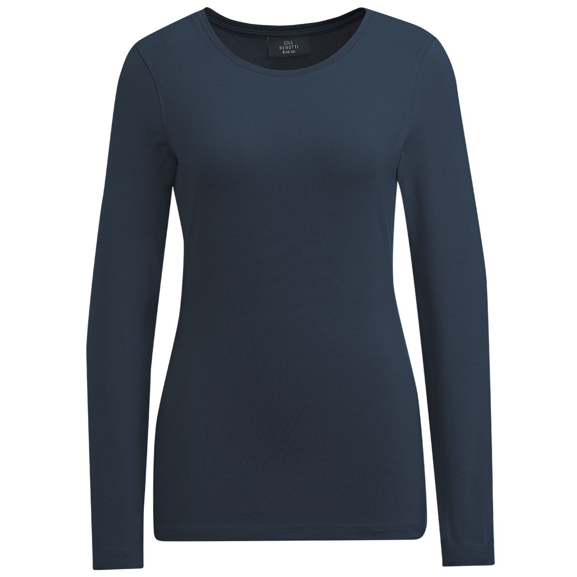 Damen Langarmshirt im Basic-Look von Gina Benotti