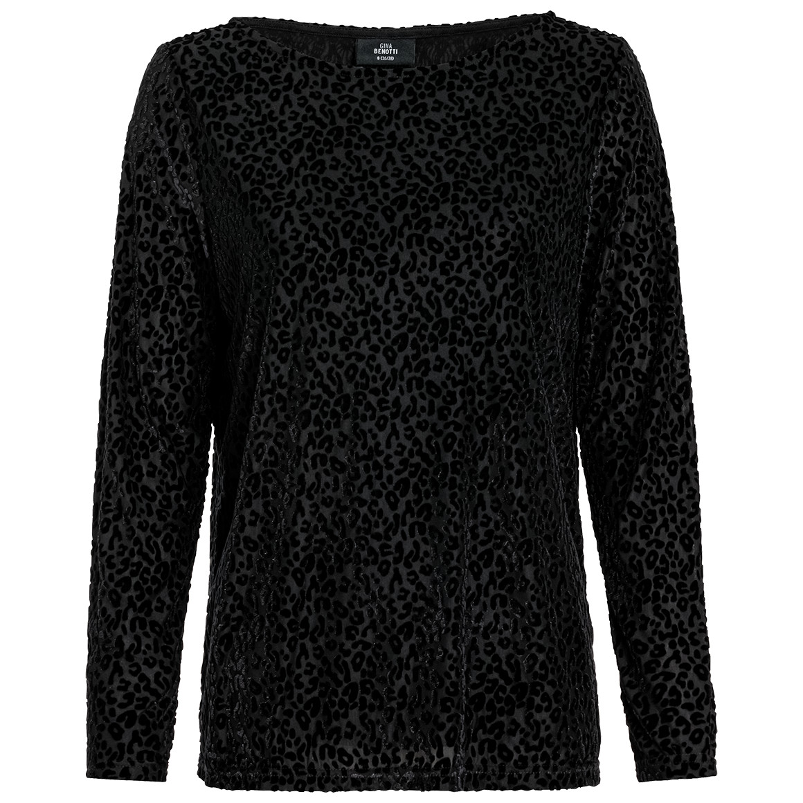 Damen Langarmshirt im Leo-Look von Gina Benotti