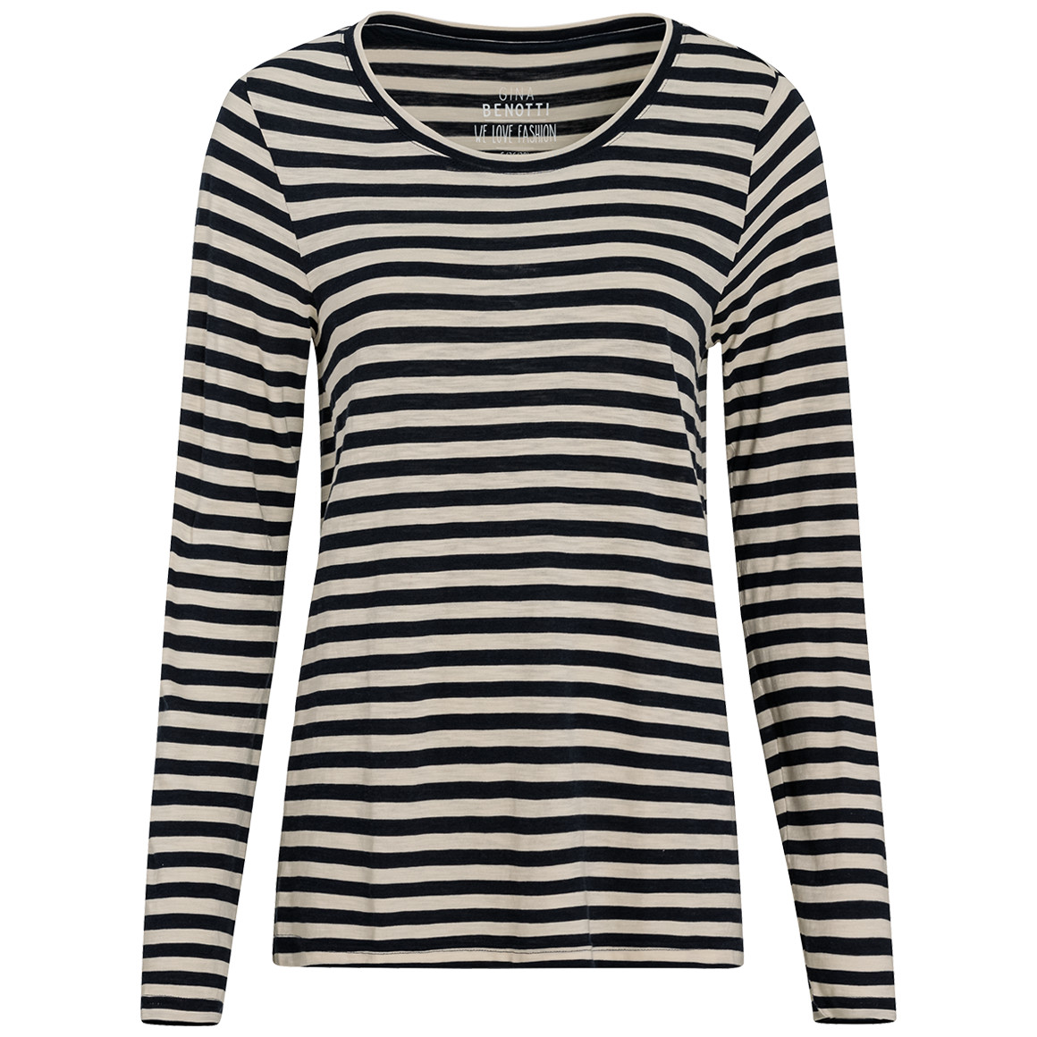 Damen Langarmshirt im Streifen-Look Damen Langarmshirt im Streifen-Look von Gina Benotti