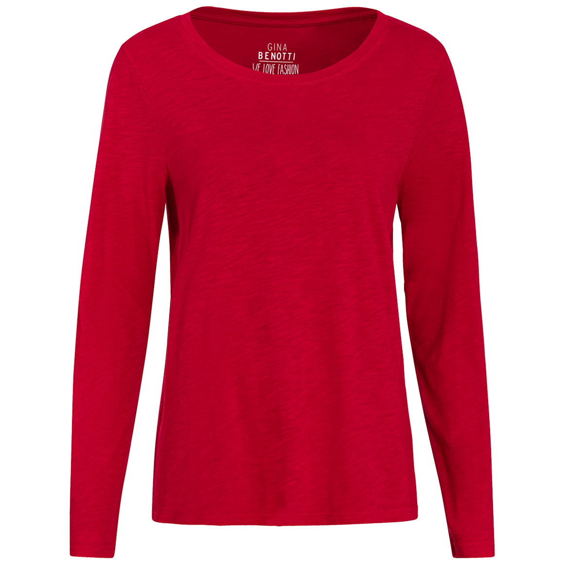 Damen Langarmshirt unifarben von Gina Benotti