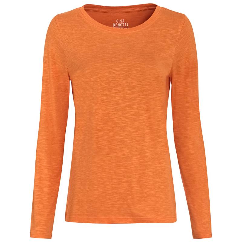 Damen Langarmshirt unifarben von Gina Benotti