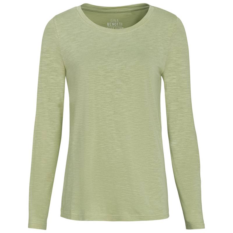 Damen Langarmshirt unifarben von Gina Benotti