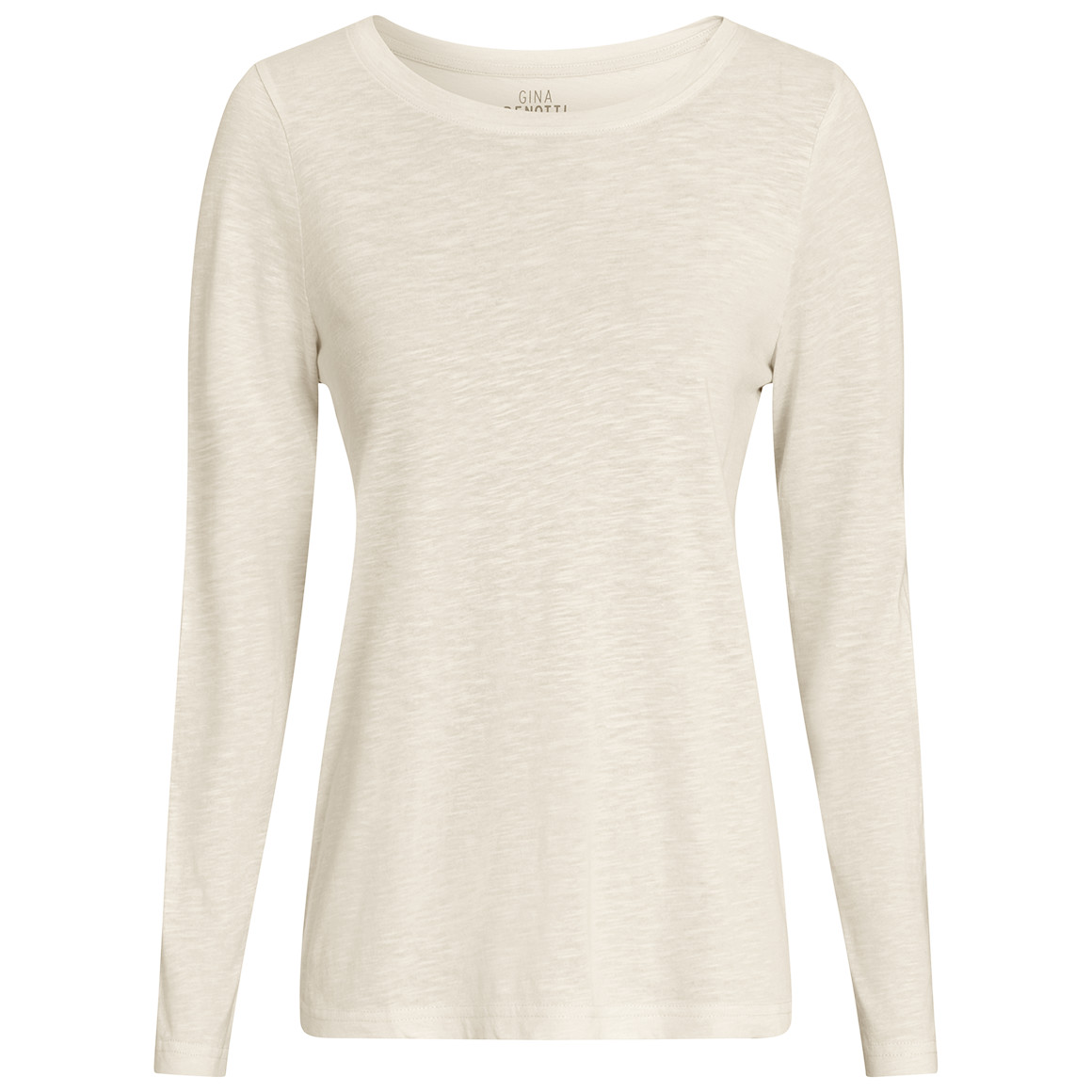 Damen Langarmshirt unifarben von Gina Benotti