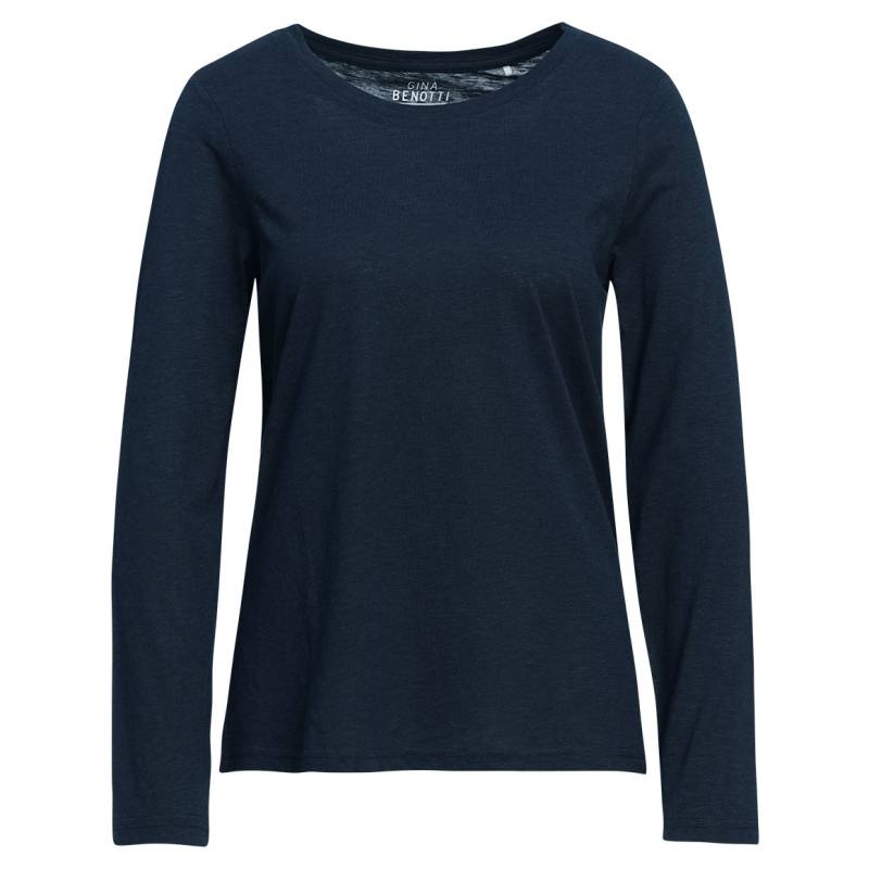 Damen Langarmshirt unifarben von Gina Benotti