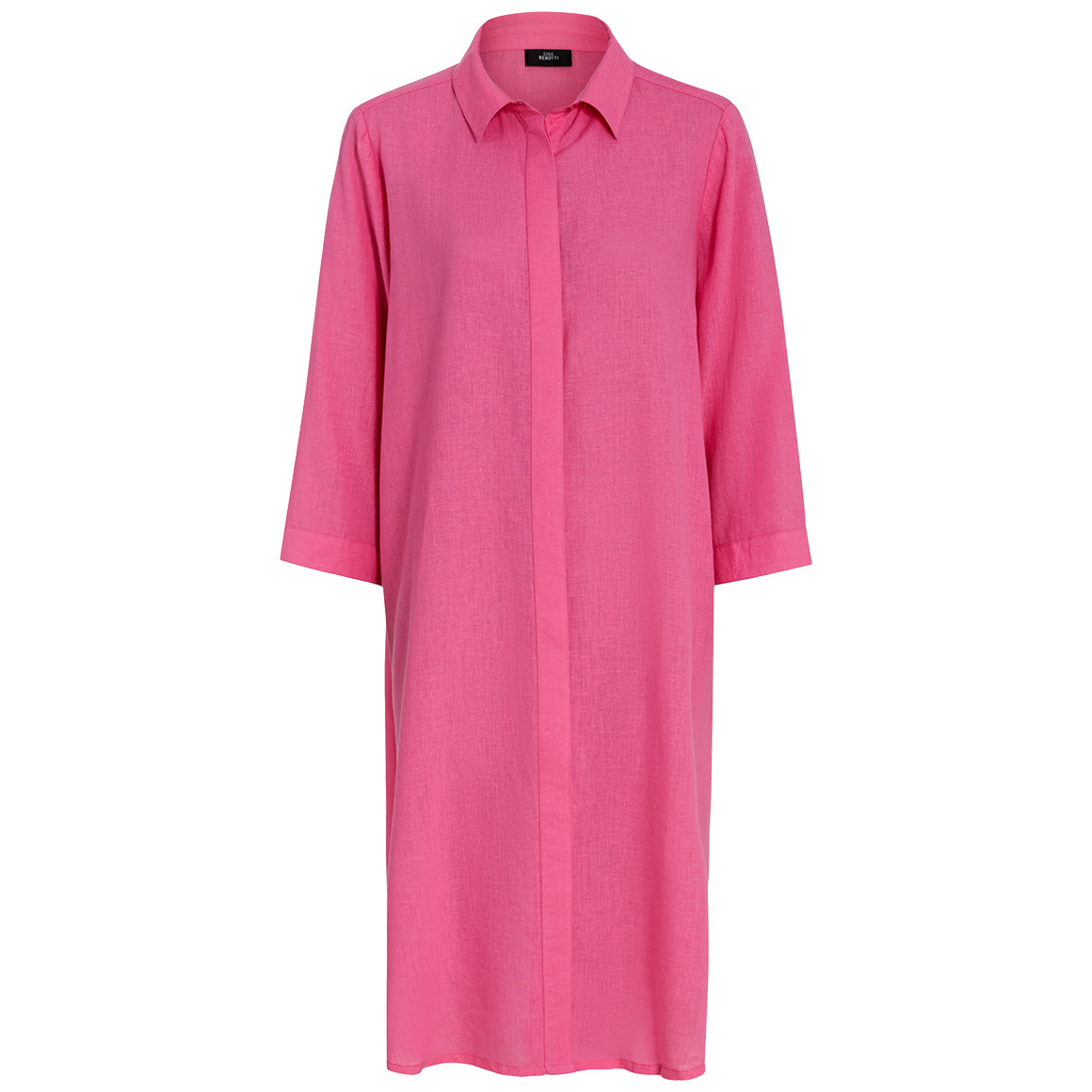 Damen Leinen-Blusenkleid mit Kragen von Gina Benotti