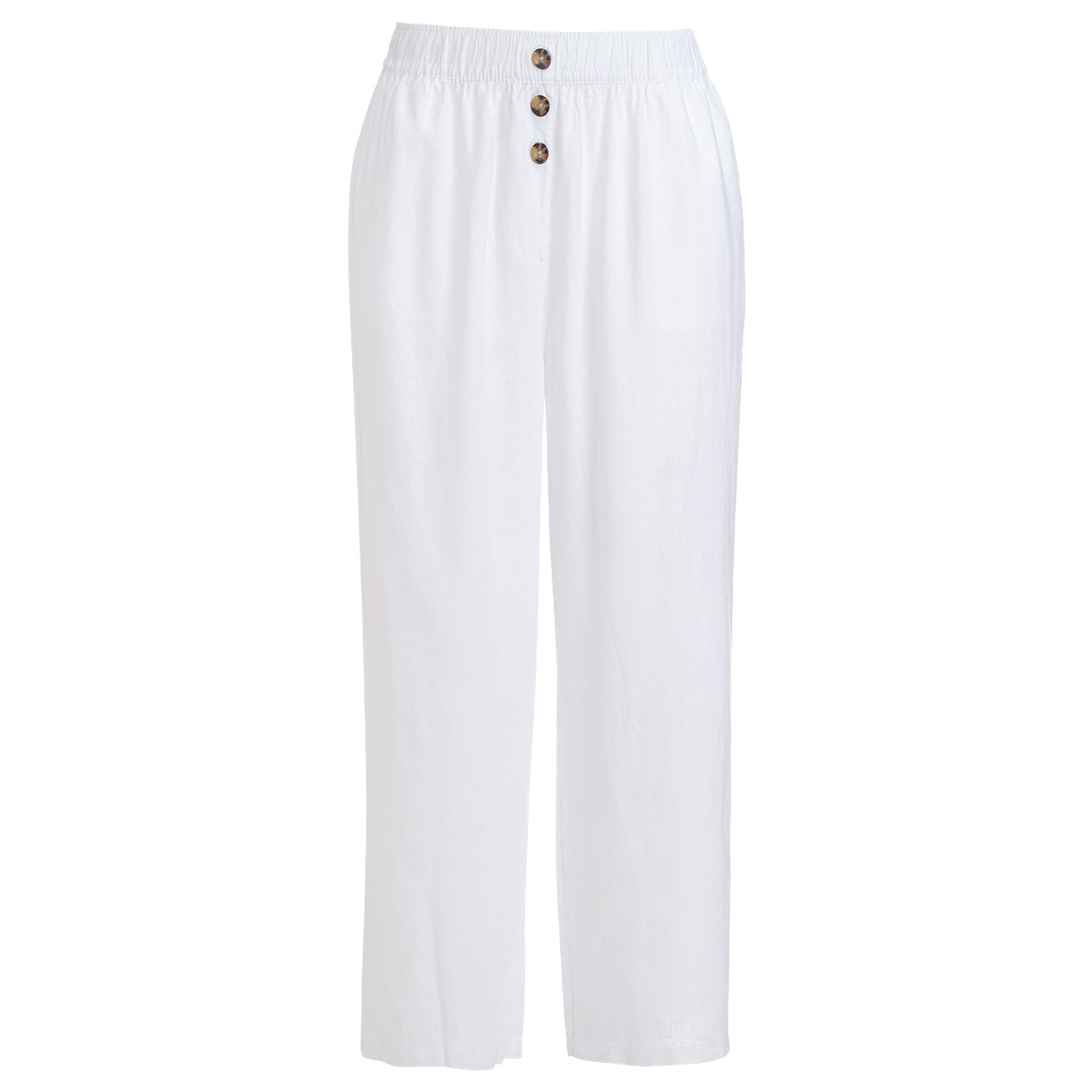 Damen Leinen-Culotte mit Elastikbund Damen Leinen-Culotte mit Elastikbund von Gina Benotti