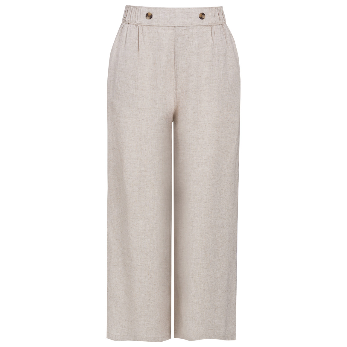 Damen Leinen-Culotte mit Elastikbund Damen Leinen-Culotte mit Elastikbund von Gina Benotti