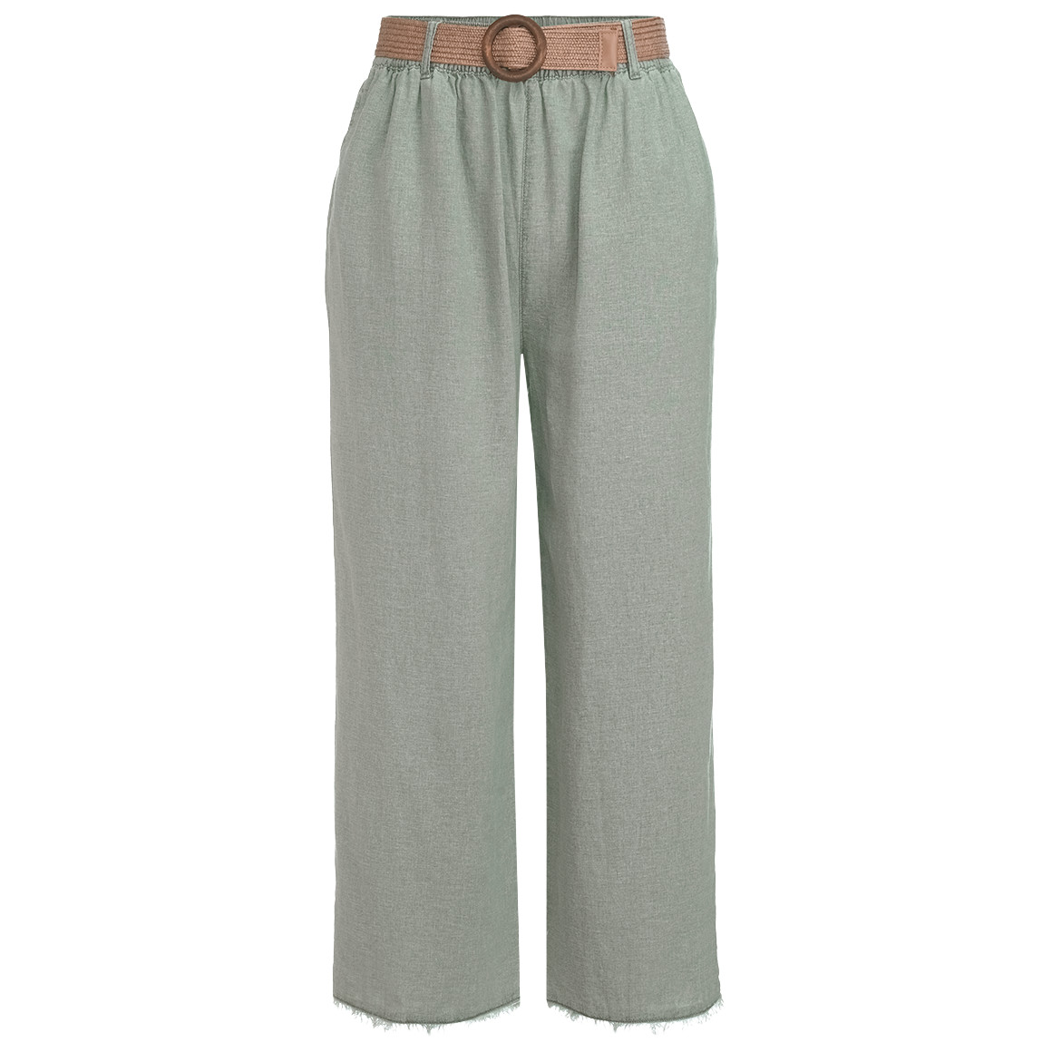 Damen Leinen-Culotte mit Gürtel Damen Leinen-Culotte mit Gürtel von Gina Benotti