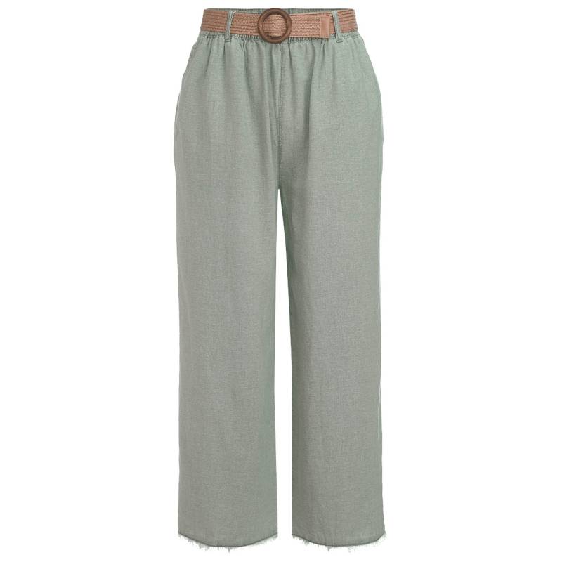 Damen Leinen-Culotte mit Gürtel von Gina Benotti