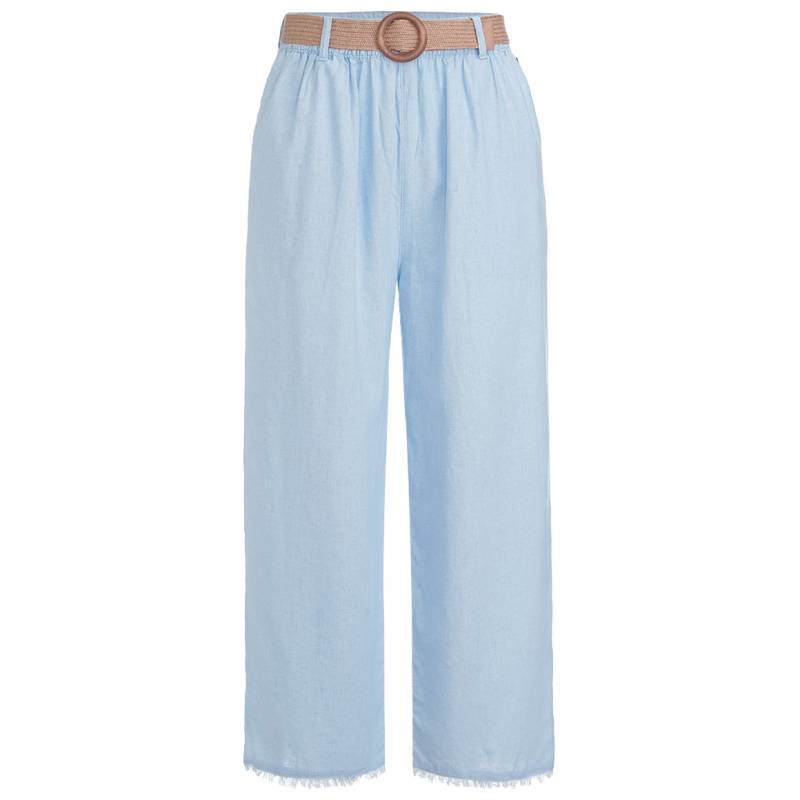 Damen Leinen-Culotte mit Gürtel von Gina Benotti