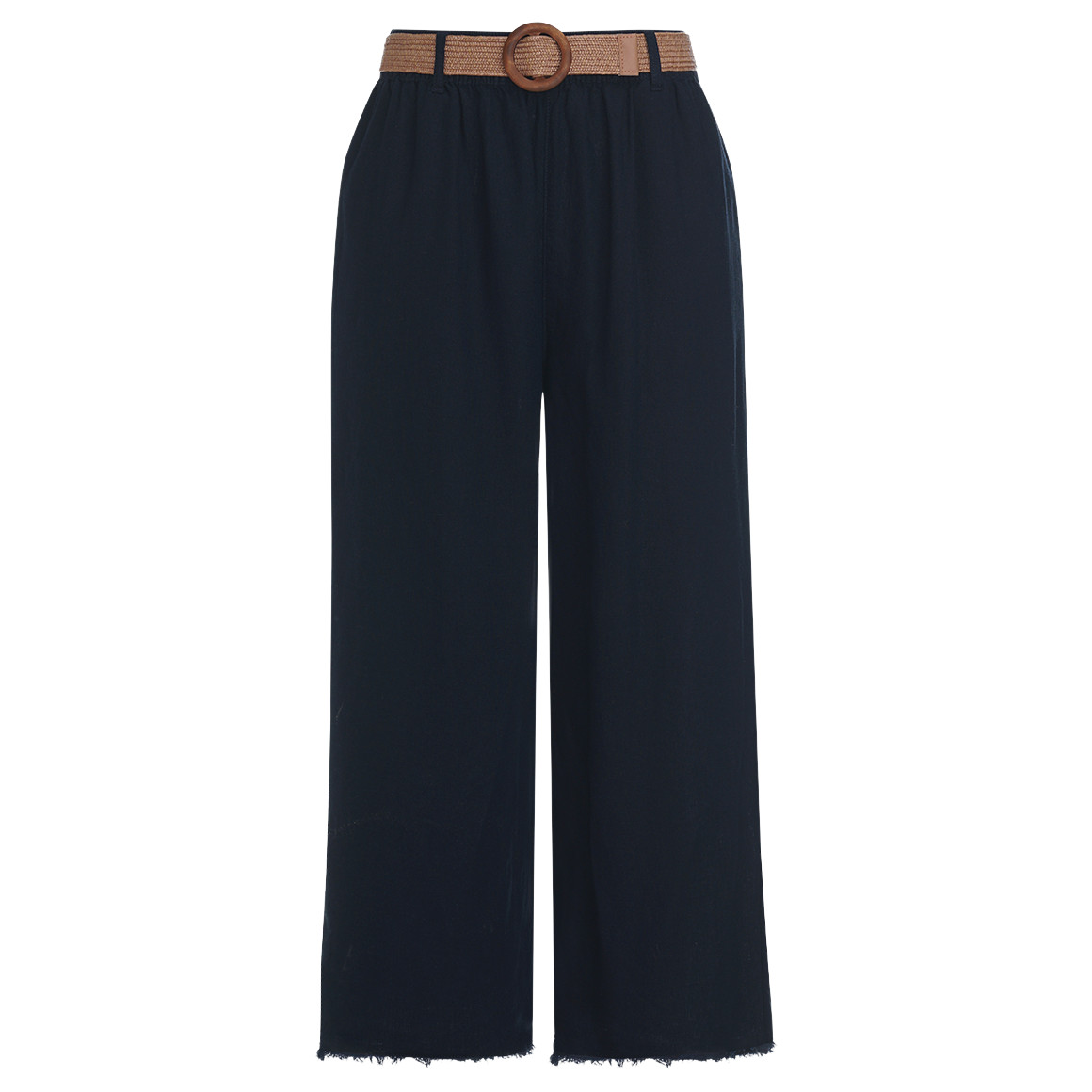 Damen Leinen-Culotte mit Gürtel Damen Leinen-Culotte mit Gürtel von Gina Benotti