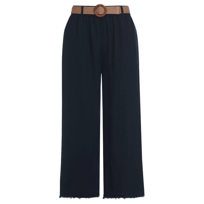Damen Leinen-Culotte mit Gürtel von Gina Benotti