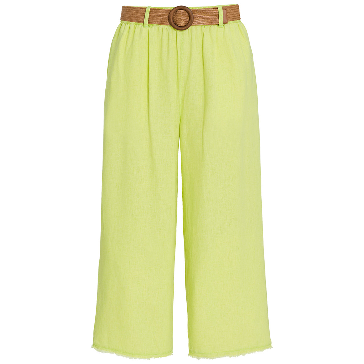 Damen Leinen-Culotte mit Gürtel Damen Leinen-Culotte mit Gürtel von Gina Benotti